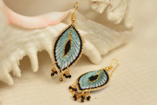 Of Glitter & Shine ☆ Embroidered Jewelry { Earrings } 4